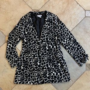Animal Print Coat